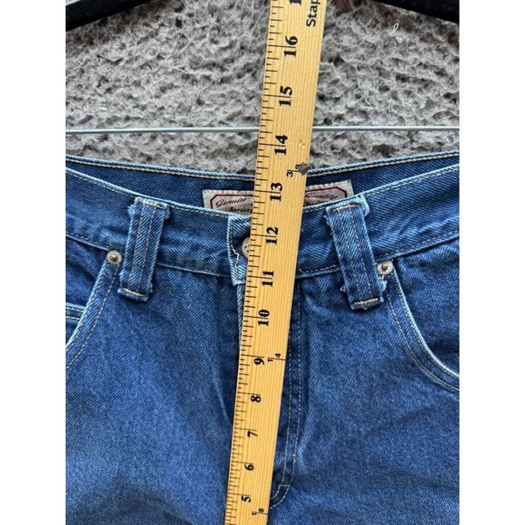 Vintage Jnco High Rise Knee Length Baggy Denim Shorts Dark Wash Blue Men Size 30 - Picture 12 of 13